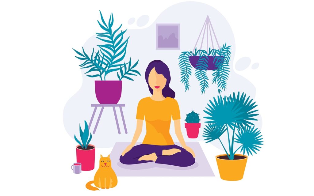 meditation illustration