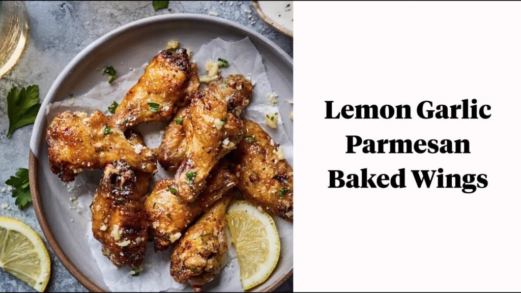 Lemon Garlic Parmesan Wings