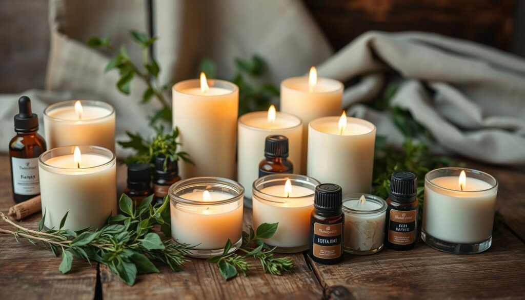 Natural Soy Wax Candles with Essential Oils